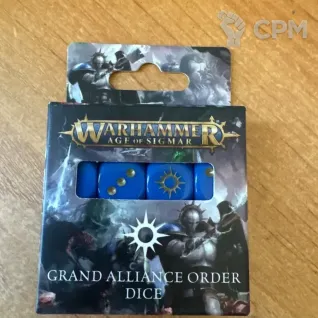 Описание картинки Grand Alliance Order Dice Set от zurdo по цене 3 000руб | Свободный Рынок Миниатюр - СРМ