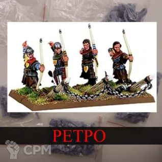 Описание картинки Peasant Bowmen от White Rhino по цене 599руб | Свободный Рынок Миниатюр - СРМ
