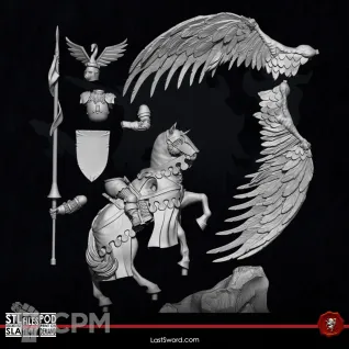 Описание картинки Pegasus knights от Daniilfedyakov по цене 1 600руб | Свободный Рынок Миниатюр - СРМ