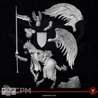 Описание картинки Pegasus knights от Daniilfedyakov по цене 1 600руб | Свободный Рынок Миниатюр - СРМ
