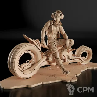 Описание картинки Throttle Фигурка (Biker Mice from Mars) от GAS3TXD  по цене 5 400руб | Свободный Рынок Миниатюр - СРМ