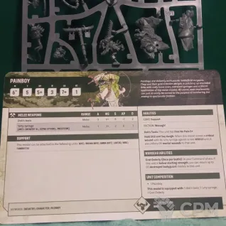 Описание картинки Armageddon: Orks Painboy + 1 Grot Orderly от Xero по цене 1 200руб | Свободный Рынок Миниатюр - СРМ