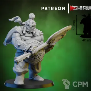 Описание картинки Ogor / Ogr Regiment от Barduck Miniatures по цене 2 320руб | Свободный Рынок Миниатюр - СРМ