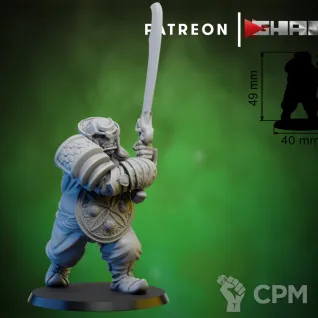 Описание картинки Ogor / Ogr Regiment от Barduck Miniatures по цене 2 320руб | Свободный Рынок Миниатюр - СРМ