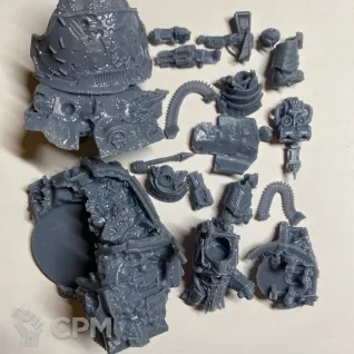 Описание картинки Perturabo, Primarch of the Iron Warriors Legion от SaJRa по цене 1 700руб | Свободный Рынок Миниатюр - СРМ