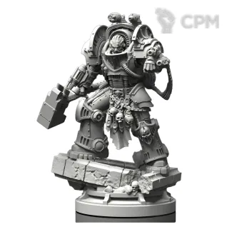 Описание картинки Perturabo, Primarch of the Iron Warriors от 3D Print Workshop по цене 809руб | Свободный Рынок Миниатюр - СРМ
