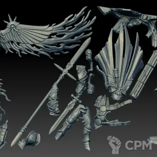 Описание картинки Tornus the Redeemed / Knight Azyros (Scan) от AxeL's Forge по цене 800руб | Свободный Рынок Миниатюр - СРМ
