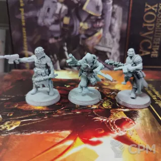Описание картинки + Corrupted Guard Sectarians + Культисты от WastelandMiniatures по цене 660руб | Свободный Рынок Миниатюр - СРМ