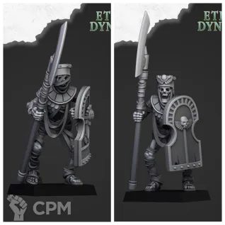 Описание картинки Ancient Guard with Halberds от 3DPrintClub по цене 95руб | Свободный Рынок Миниатюр - СРМ