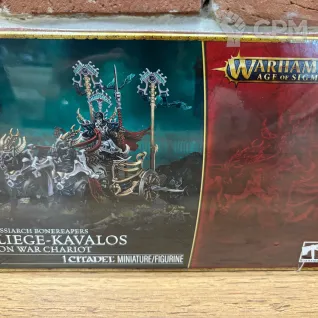 Описание картинки Liege-Kavalos on War Chariot от WarhammerBaby по цене 7 450руб | Свободный Рынок Миниатюр - СРМ