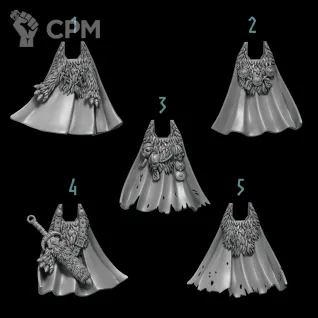 Описание картинки Space Wolves Cloaks от Dr. Printicus по цене 350руб | Свободный Рынок Миниатюр - СРМ