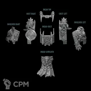 Описание картинки SPACE WOLVES Redemptor Dreadnought Upgrade pack от Milestone по цене 500руб | Свободный Рынок Миниатюр - СРМ