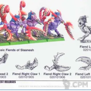 Описание картинки Финды слаанешитов (Slaanesh Fiends) от Red Ember по цене 16 000руб | Свободный Рынок Миниатюр - СРМ