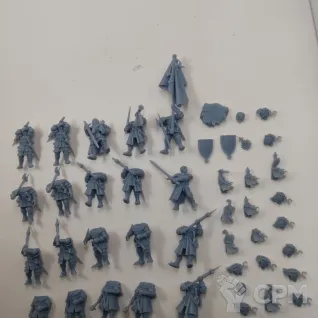 Описание картинки Bretonnia Foot Knights. Highlands miniatures от Подземный человек по цене 1 900руб | Свободный Рынок Миниатюр - СРМ