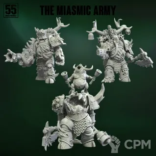 Описание картинки 3 Plague Marines от MrMetalHorror по цене 350руб | Свободный Рынок Миниатюр - СРМ