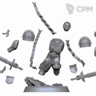 Описание картинки Emperor's Champion от Helnex workshop  по цене 450руб | Свободный Рынок Миниатюр - СРМ