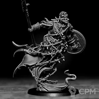 Описание картинки Ghosts of the Nomansland - Stacheldraht Banshee от Подземный человек по цене 250руб | Свободный Рынок Миниатюр - СРМ