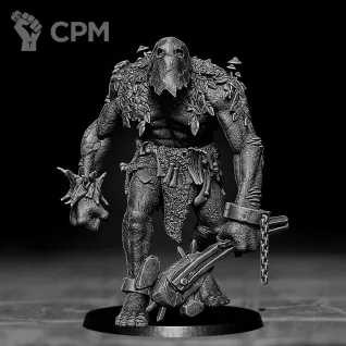 Описание картинки Children of Yggdrasil - Captive Giant от Подземный человек по цене 1 500руб | Свободный Рынок Миниатюр - СРМ