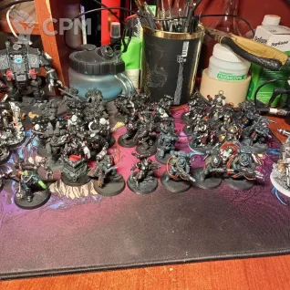 Описание картинки Space Marine army, Raven guard Army от dgoshgirt по цене 20 000руб | Свободный Рынок Миниатюр - СРМ