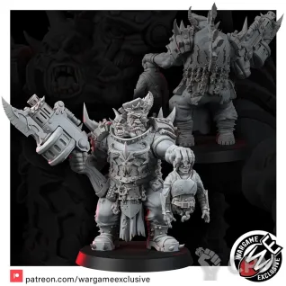 Описание картинки Chaos Nork Deddog от MrMetalHorror по цене 450руб | Свободный Рынок Миниатюр - СРМ