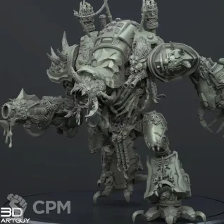 Описание картинки Chaos Knight от MrMetalHorror по цене 4 750руб | Свободный Рынок Миниатюр - СРМ