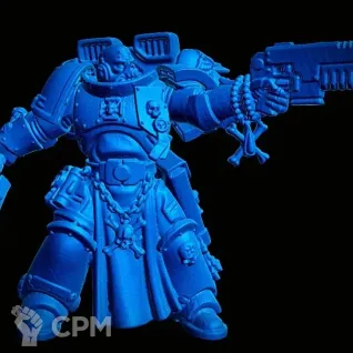 Описание картинки Blood Angels Chaplain with Jump Pack от MrMetalHorror по цене 350руб | Свободный Рынок Миниатюр - СРМ