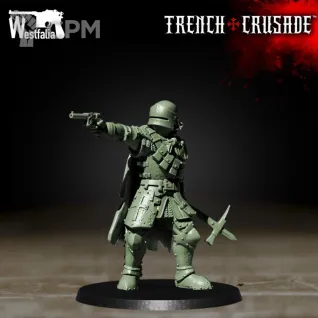 Описание картинки Red brigade Trench Crusade, 8шт + собаки. от Armorhamster по цене 900руб | Свободный Рынок Миниатюр - СРМ