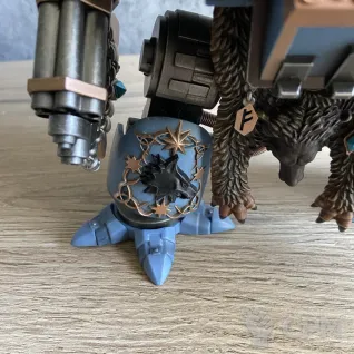 Описание картинки WH40K Space Wolves Bjorn the Fell-Handed от Kirillord по цене 8 000руб | Свободный Рынок Миниатюр - СРМ