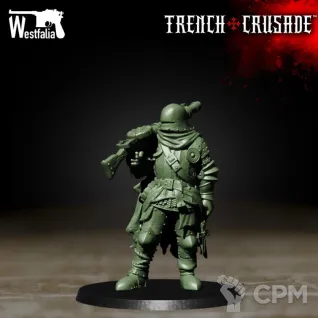 Описание картинки Red brigade Trench Crusade, 8шт + собаки. от Armorhamster по цене 900руб | Свободный Рынок Миниатюр - СРМ