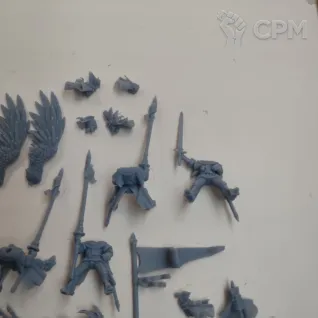 Описание картинки Bretonnia Pegasus Knights Gallia. Highlands miniat от Подземный человек по цене 1 750руб | Свободный Рынок Миниатюр - СРМ