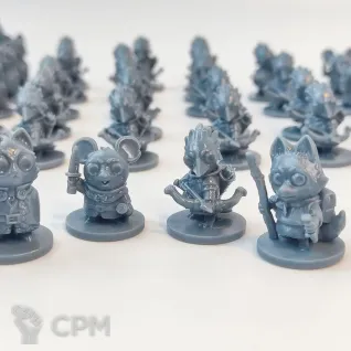 Описание картинки Миниатюры (миплы) для настольной игры Корни (Root) от Miniature_Forge по цене 1 700руб | Свободный Рынок Миниатюр - СРМ