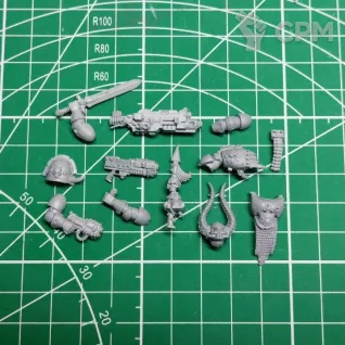 Описание картинки Chaos Space Marines Command Sprue (2002) от Stark Foundry по цене 445руб | Свободный Рынок Миниатюр - СРМ