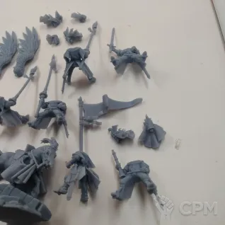 Описание картинки Bretonnia Pegasus Knights Gallia. Highlands miniat от Подземный человек по цене 1 750руб | Свободный Рынок Миниатюр - СРМ