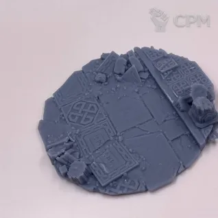 Описание картинки Накладка на подставку Космические волки 90мм от Подземный человек по цене 200руб | Свободный Рынок Миниатюр - СРМ
