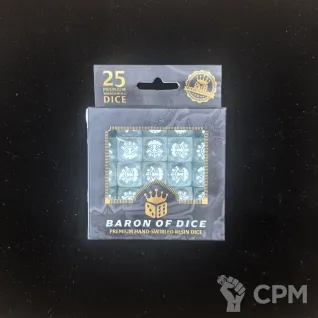 Описание картинки Набор кубов Baron Of Dice Ancient Frog (Round Corner, x25 Dice) от Akella по цене 5 500руб | Свободный Рынок Миниатюр - СРМ