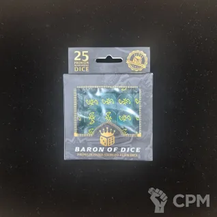 Описание картинки Набор кубов Baron Of Dice High Elves Dice - Elvish Blue (Round Corner, x25 Dice) от Akella по цене 5 500руб | Свободный Рынок Миниатюр - СРМ