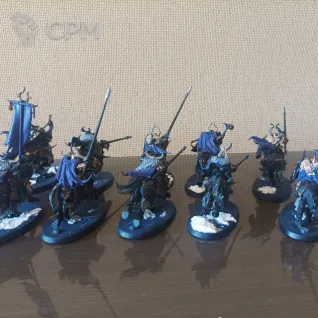 Описание картинки Chaos Knights (AoS, 10 моделей) от LordNest по цене 5 500руб | Свободный Рынок Миниатюр - СРМ