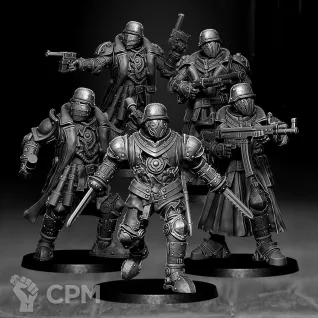 Описание картинки Cadaver Corps Artificial Infantry от Подземный человек по цене 710руб | Свободный Рынок Миниатюр - СРМ