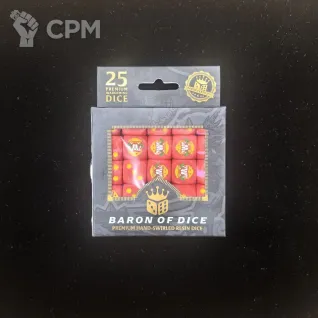 Описание картинки Набор кубов Baron Of Dice Cave Monsters Dice (Round Corner, x25 Dice) от Akella по цене 5 500руб | Свободный Рынок Миниатюр - СРМ