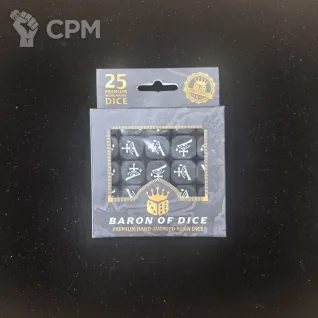 Описание картинки Набор кубов Baron Of Dice Eye of Isha Dice (Round Corner, x25 Dice) от Akella по цене 5 500руб | Свободный Рынок Миниатюр - СРМ