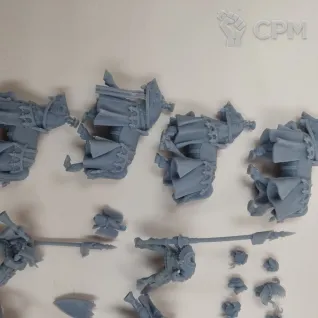 Описание картинки Bretonnia Royal Knights Pack. Highlands miniatures от Подземный человек по цене 1 790руб | Свободный Рынок Миниатюр - СРМ