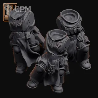 Описание картинки Black Templars Assault Intercessors With Jump Packs от MrMetalHorror по цене 1 000руб | Свободный Рынок Миниатюр - СРМ