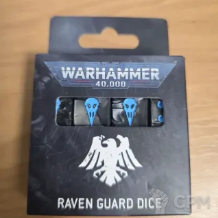 Описание картинки Raven Guard Dice Set от iskander260886 по цене 3 600руб | Свободный Рынок Миниатюр - СРМ