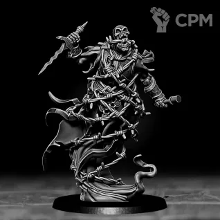 Описание картинки Ghosts of the Nomansland - Stacheldraht Banshee от Подземный человек по цене 250руб | Свободный Рынок Миниатюр - СРМ