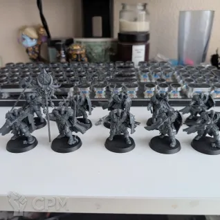 Описание картинки Chaos warriors от Gorimes по цене 3 800руб | Свободный Рынок Миниатюр - СРМ