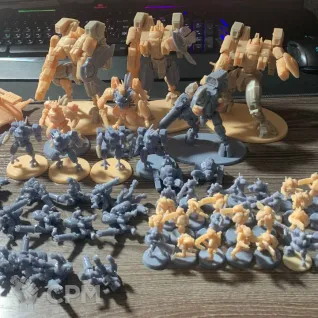 Описание картинки Небольшая армия Тау от Dorfors по цене 5 000руб | Свободный Рынок Миниатюр - СРМ