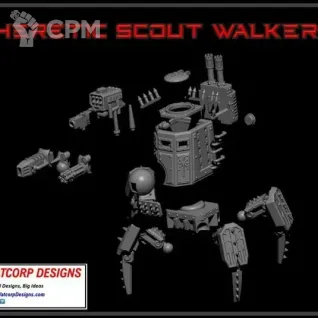 Описание картинки Dark Mechanicus Onager Dunecrawler от MrMetalHorror по цене 1 500руб | Свободный Рынок Миниатюр - СРМ