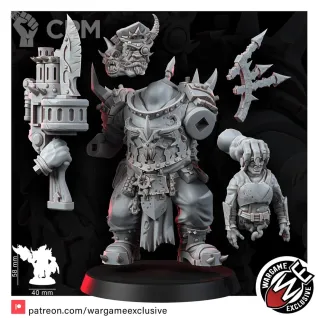 Описание картинки Chaos Nork Deddog от MrMetalHorror по цене 450руб | Свободный Рынок Миниатюр - СРМ