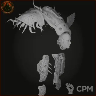 Описание картинки Emperor's Children Armiger armor upgarde от Лаборатория хаоса по цене 350руб | Свободный Рынок Миниатюр - СРМ