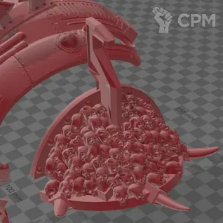 Описание картинки Chaos Knight of Khorne от MrMetalHorror по цене 2 000руб | Свободный Рынок Миниатюр - СРМ